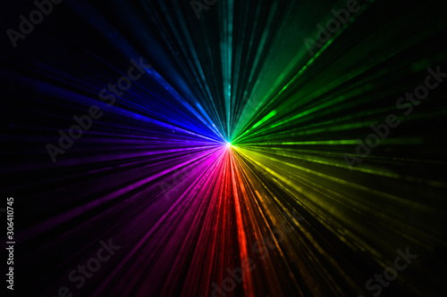 multicolor rainbow laser