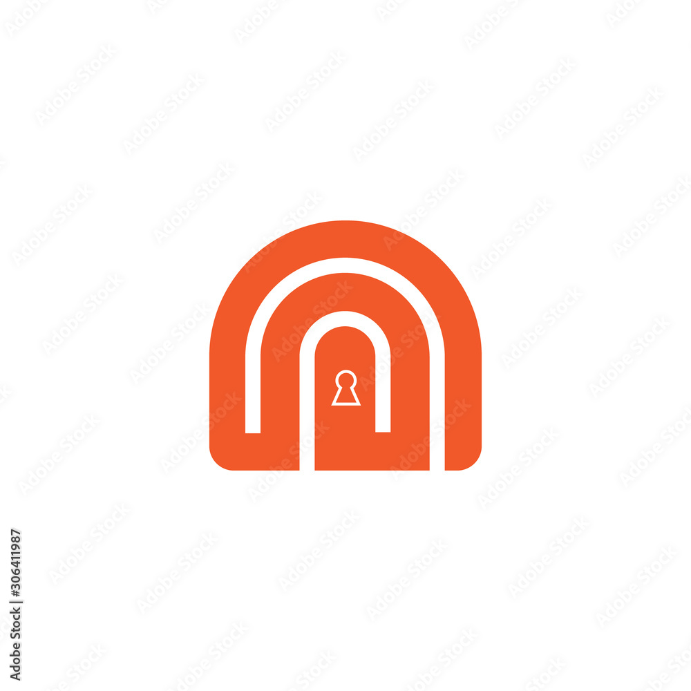 Door logo design vector inspiration Door logo design vector inspiration