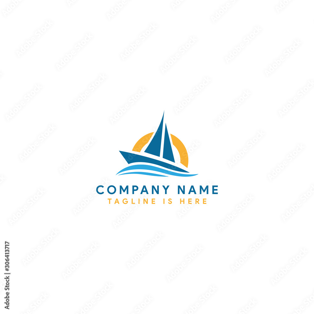 Printaboat or yacht logo. yacht icons with waves and sun on a white background. The template for the logo of the yacht club or sailing. Vector illustration of sea or water transport. Printaboat or yacht logo. yacht icons with waves and sun on a white background. The template for the logo of the yacht club or sailing. Vector illustration of sea or water transport.