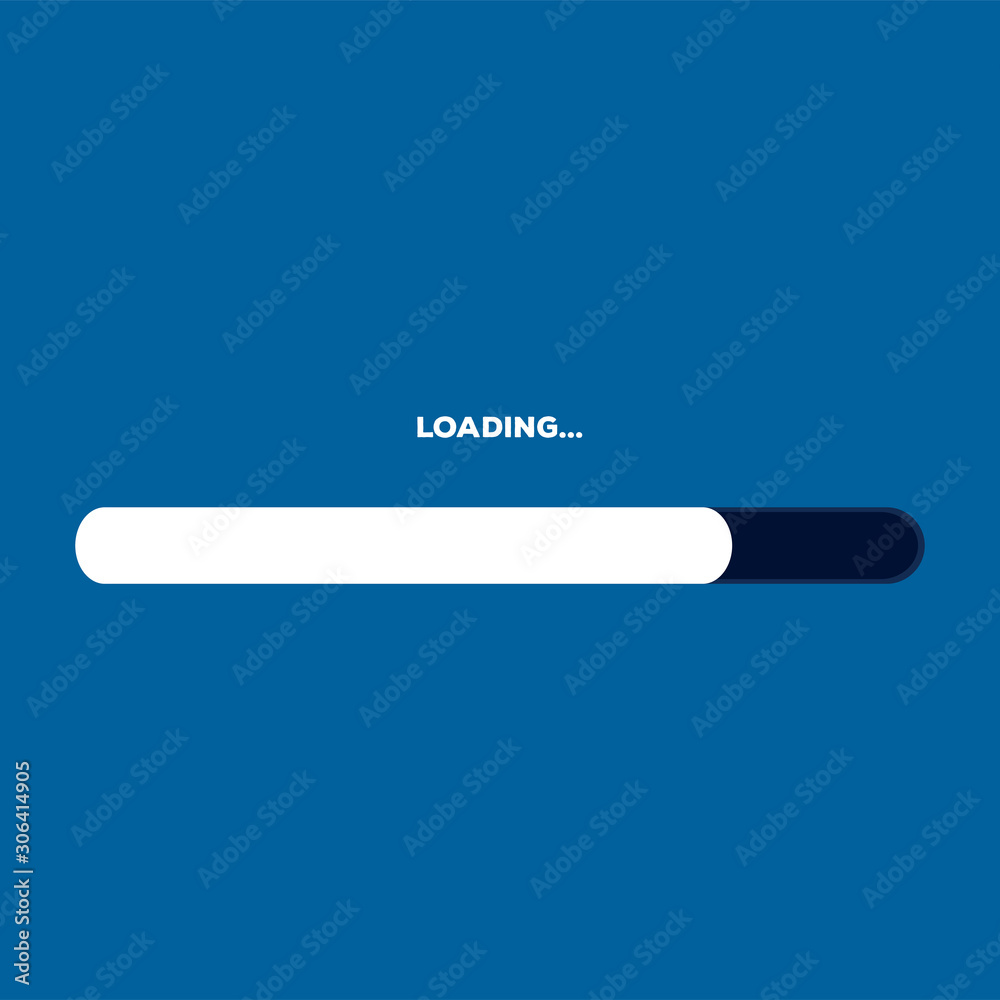 Isolated loading bars Isolated loading bars