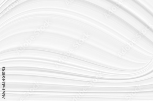 Abstract grey white waves and lines pattern. Futuristic template background. 