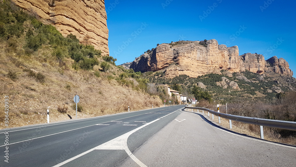 Road of province of Soria, Spain Road of province of Soria, Spain
