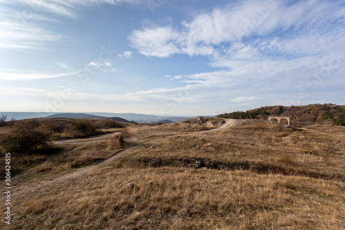 View of Buda mountains near Buda  rs