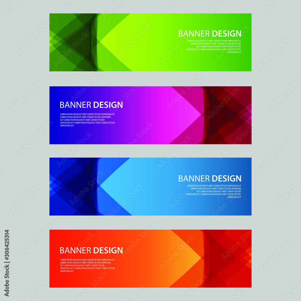 Vector Abstract design banner web template