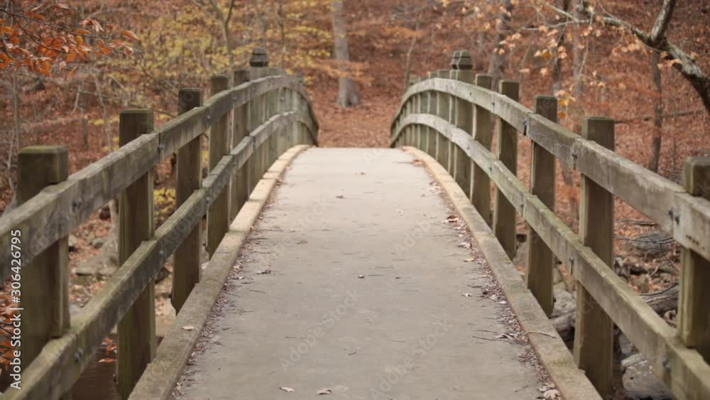 Rapids Bridge, no people - Rock Creek Park - Washington, DC - Autumn Rapids Bridge, no people - Rock Creek Park - Washington, DC - Autumn