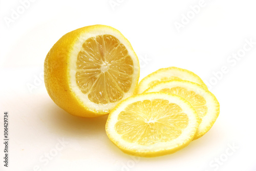 fresh lemon cut into slices