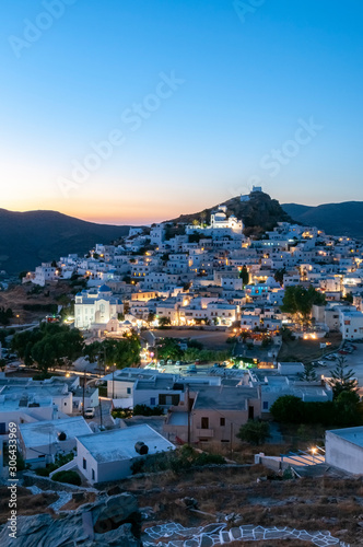 Ios Town or Chora Ios Island Greek Islands Greece © Nicholas Pitt