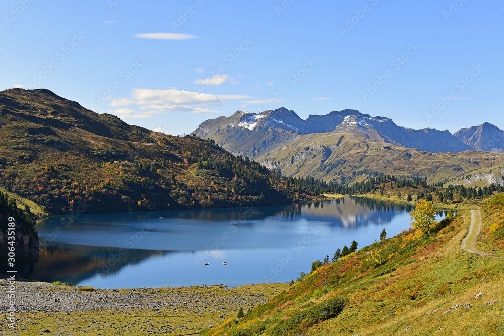 lake in the mountains, Engstlensee Switzerland