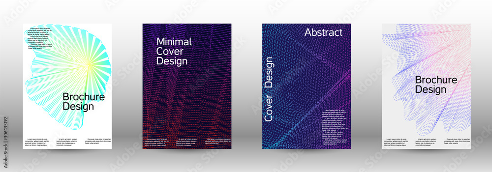 Cover design template set Cover design template set