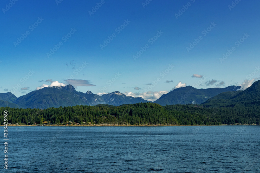 Obraz premium Pacific coastal scenery - Pacific Ocean, BC, Canada
