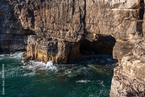 Boca do Inferno rock formation on the coast of Portugal near Cascais.