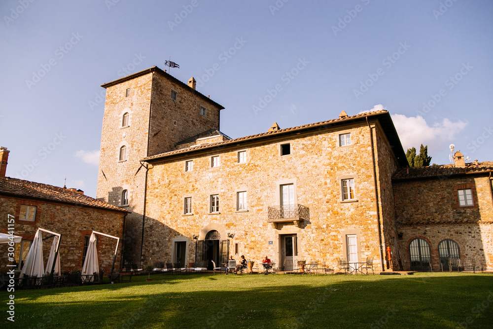 castle in tuscany