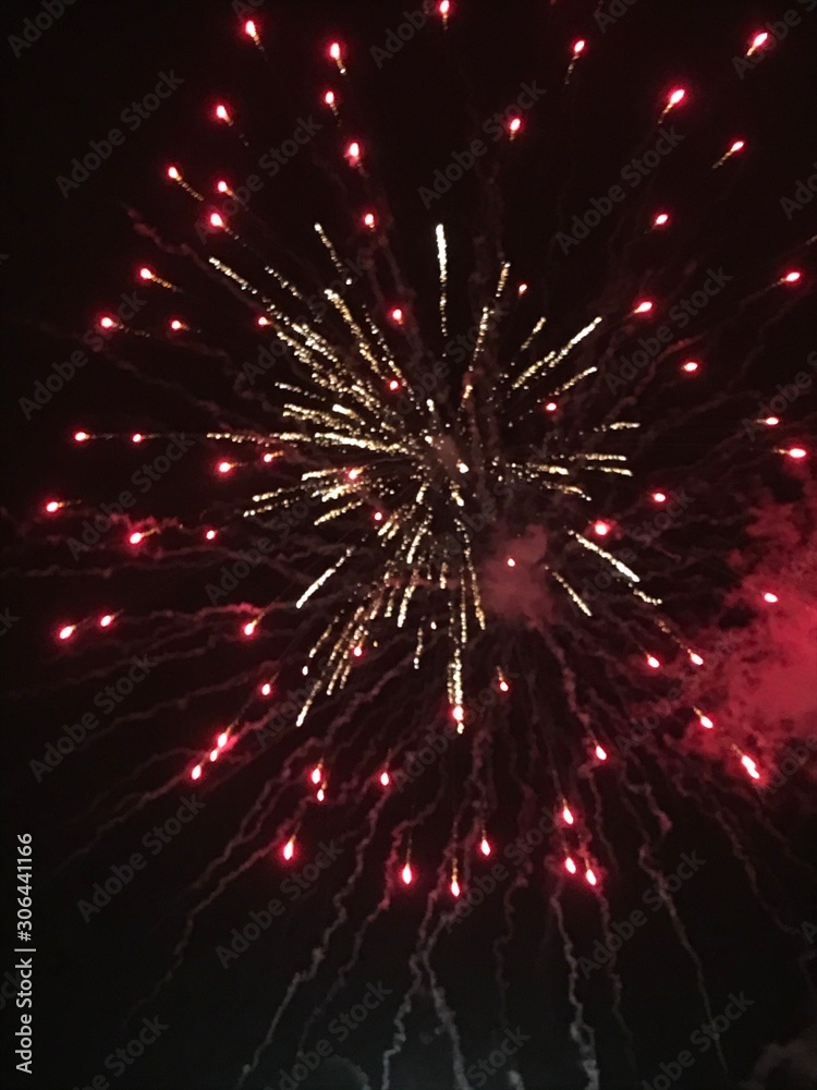 Fototapeta premium fireworks in the sky