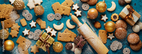 Feestelijke vakantie bakken Kerst panorama