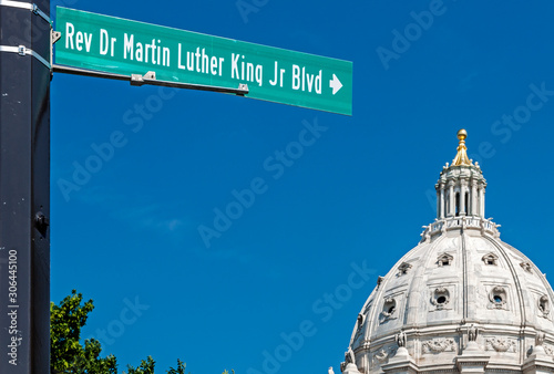 St Paul Minnesota State Capitol-Rev. Dr Martin Luther King Jr Blvd