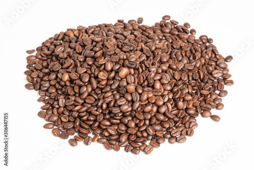 A Mound Of Roasted Coffee Beans