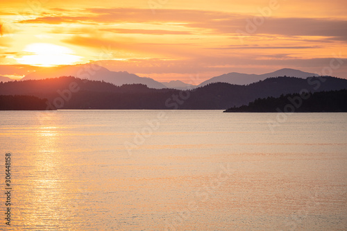 Sunset Over Ocean