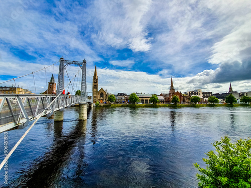 Greig Street Bridge in Inverness is a suspension bridge (footbridge) across the River Ness in Scotland.