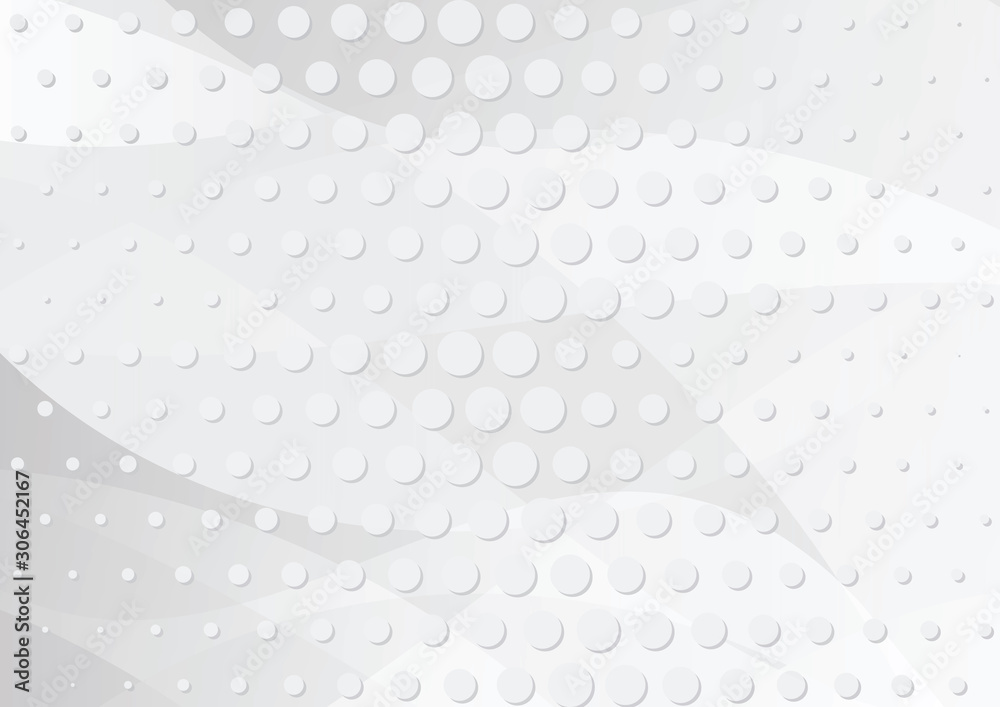 Naklejka premium Abstract halftone dotted background. Transparency pattern, dot, circles, shadow. Gray modern optical pop art texture for posters, sites, business cards, cover, labels mock-up, vintage stickers