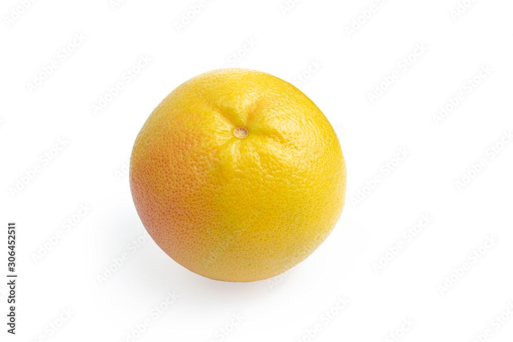 Grapefruit isolate, citrus on a white background in clipping Grapefruit isolate, citrus on a white background in clipping