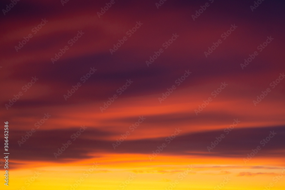 Fototapeta premium Beautiful sunset sky