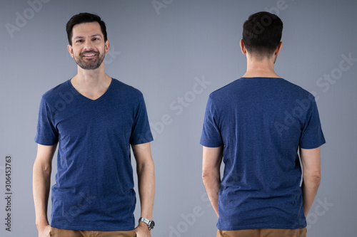 Man In Blue T-Shirt
