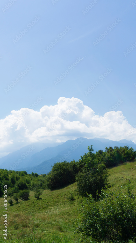 Landscape Mountains Clouds