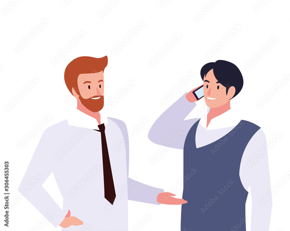 cute businessmen with various views, poses and gestures cute businessmen with various views, poses and gestures