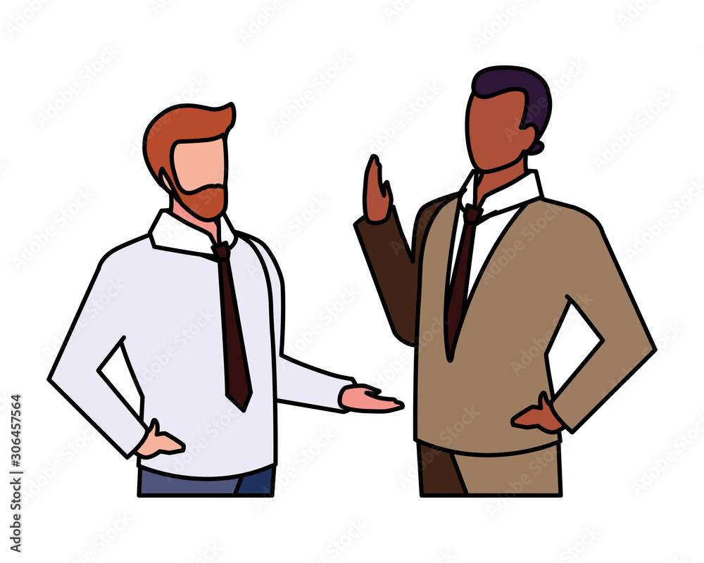 cute businessmen with various views and poses cute businessmen with various views and poses