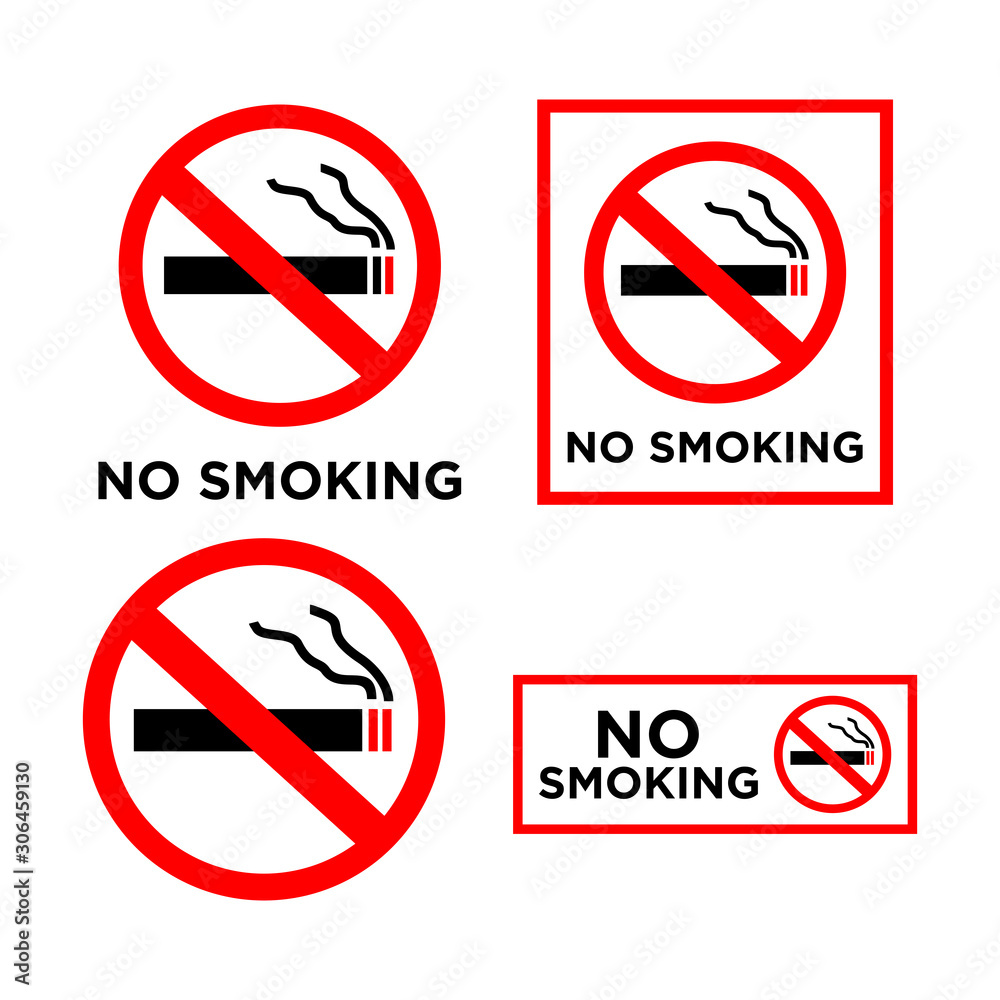 no smoking sign icon vector design symbol