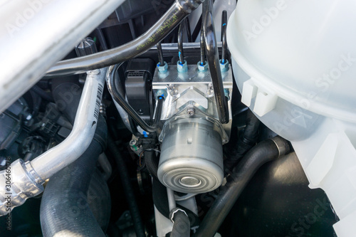 Fotografija Close up actuator brake controller or Control Unit brake system / driving dynami