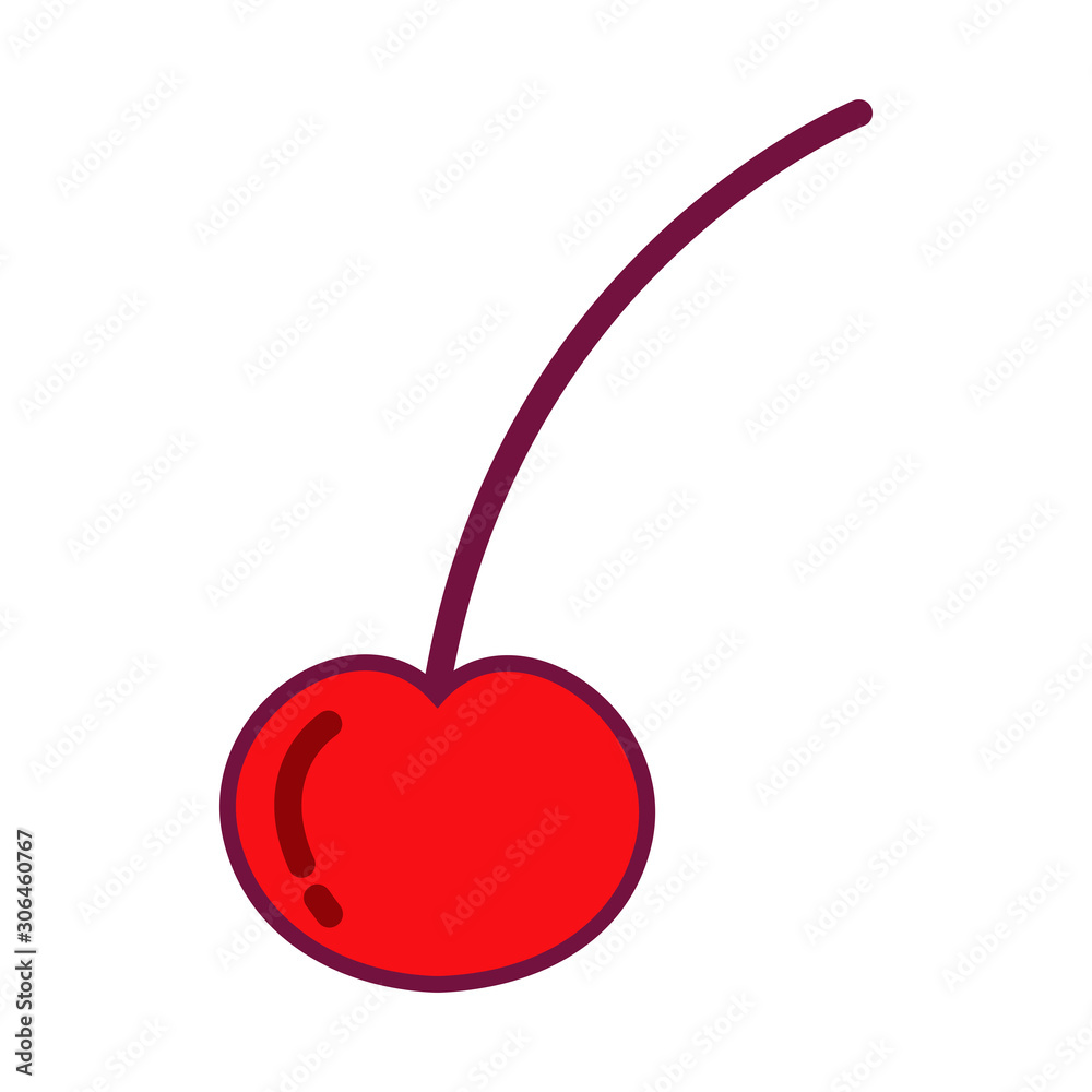 Cherry Icon Vector Cherry Icon Vector