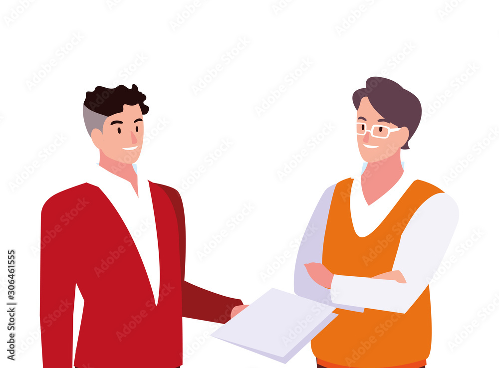 cute businessmen with various views, poses and gestures cute businessmen with various views, poses and gestures