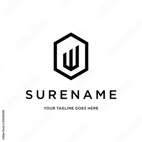 Free Download Initial w House real estate logo inspiration vector icon illustration custom logo design vector - GFXLoad