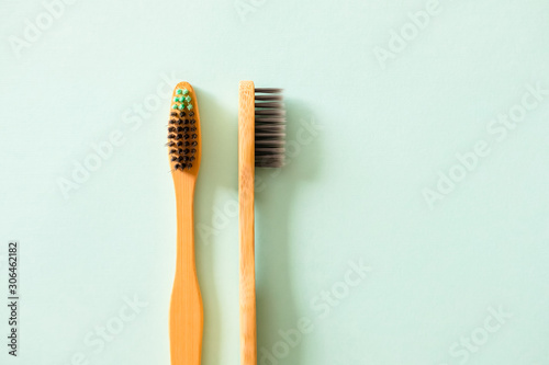 Natural bamboo toothbrush.