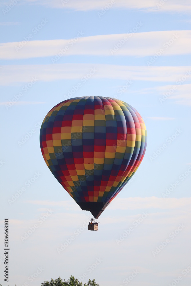 Fototapeta premium Wonderful and Colorful Hot Air Balloon
