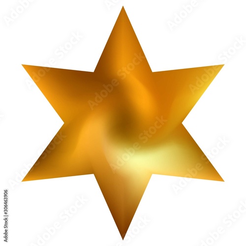 Modern background in the form of hexagram.