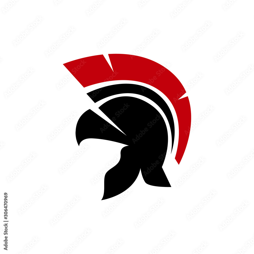 spartan logo design symbol. warrior helmet icon vector illustration spartan logo design symbol. warrior helmet icon vector illustration