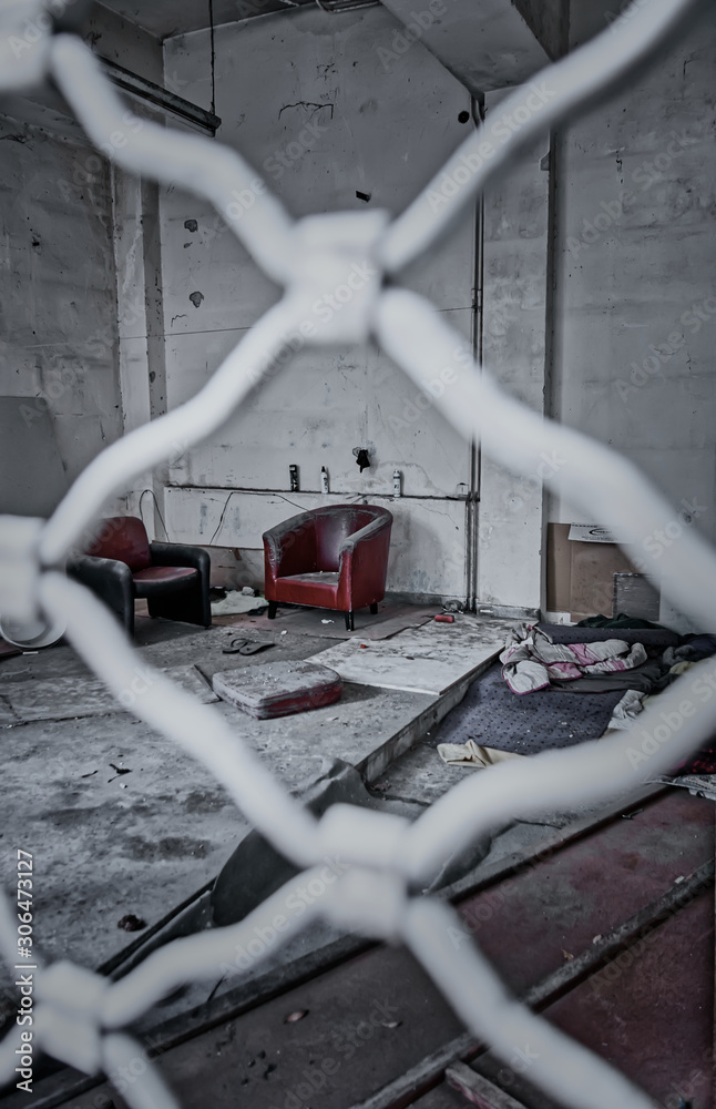 Red armchair Red armchair