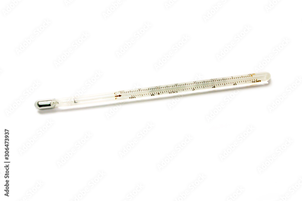 small medical thermometers isolate on white background. small medical thermometers isolate on white background.