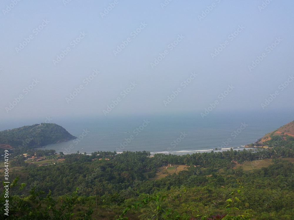 Naklejka premium sea coast