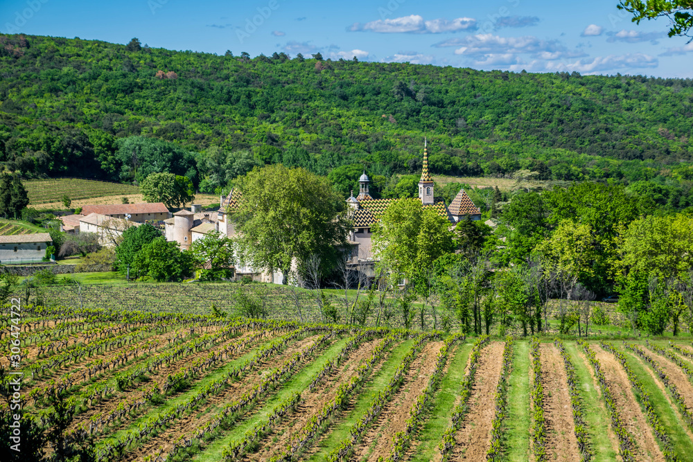 Chartreuse de Valbonne, Gard, Occitanie, France.