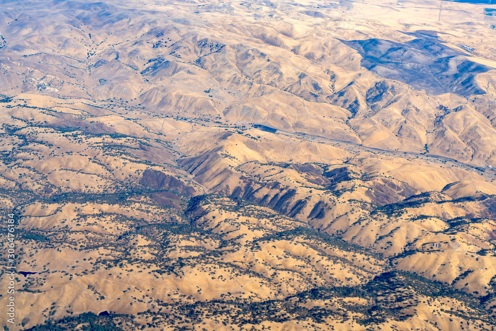 Fototapeta premium Aerial view of the Alameda County