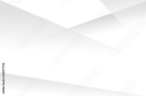 Abstract white and gray gradient background, geometric modern design.