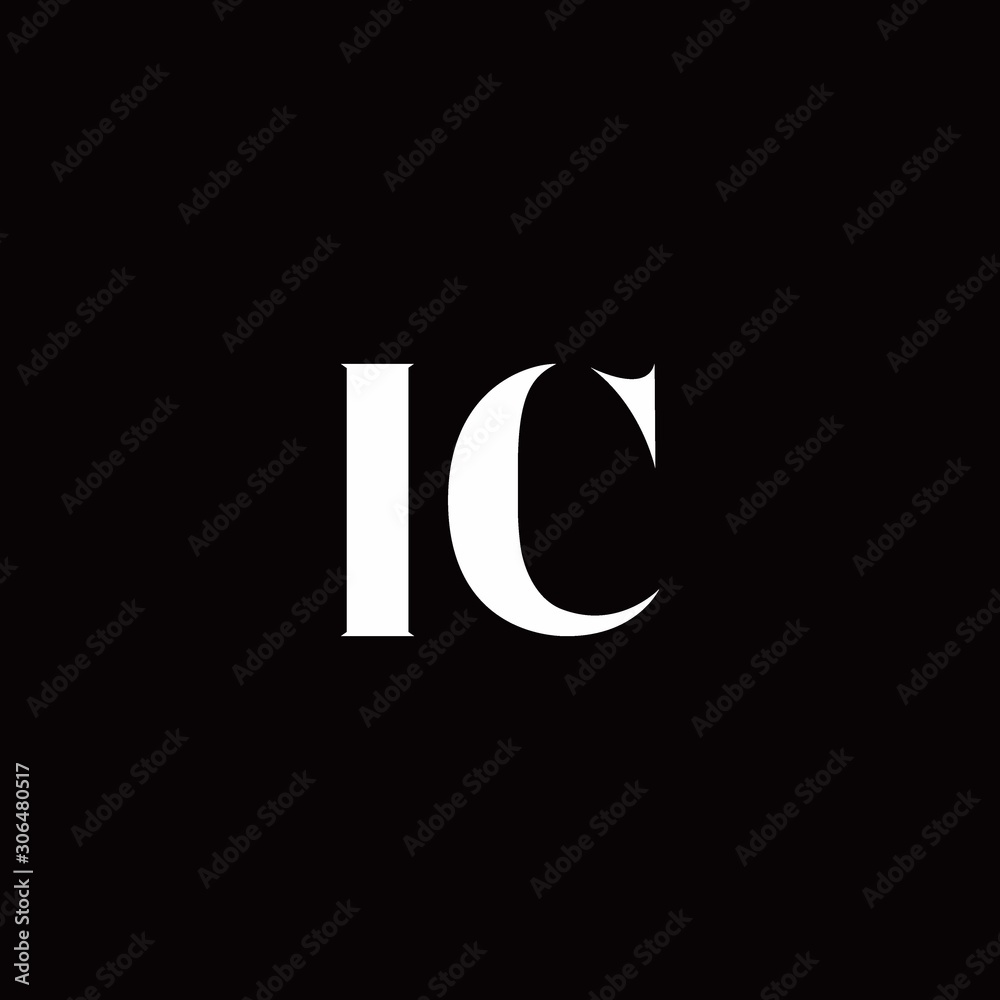 IC Logo Letter Initial Logo Designs Template