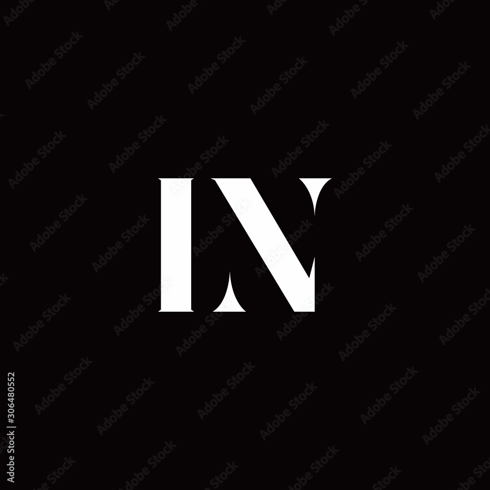 IN Logo Letter Initial Logo Designs Template IN Logo Letter Initial Logo Designs Template