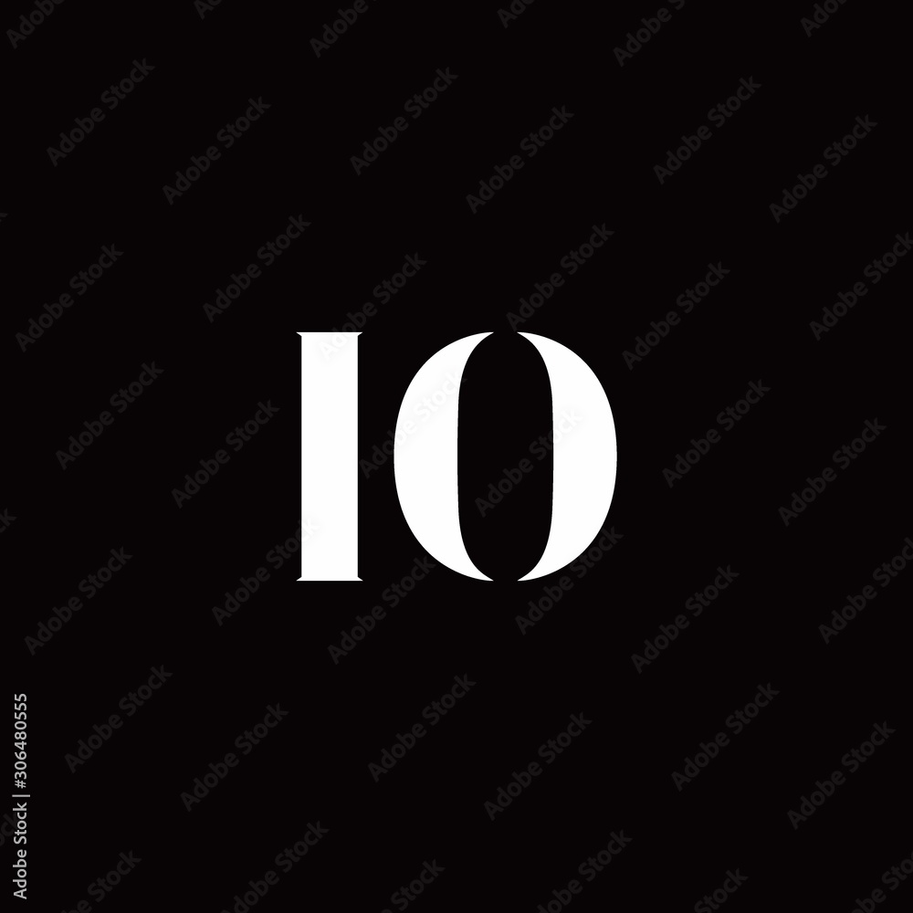 IO Logo Letter Initial Logo Designs Template IO Logo Letter Initial Logo Designs Template