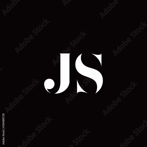 JS Logo Letter Initial Logo Designs Template