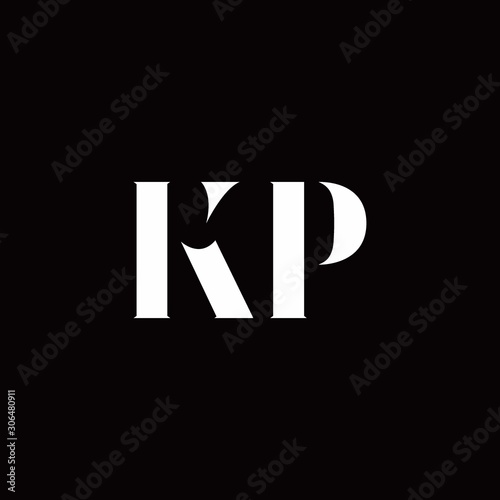KP Logo Letter Initial Logo Designs Template
