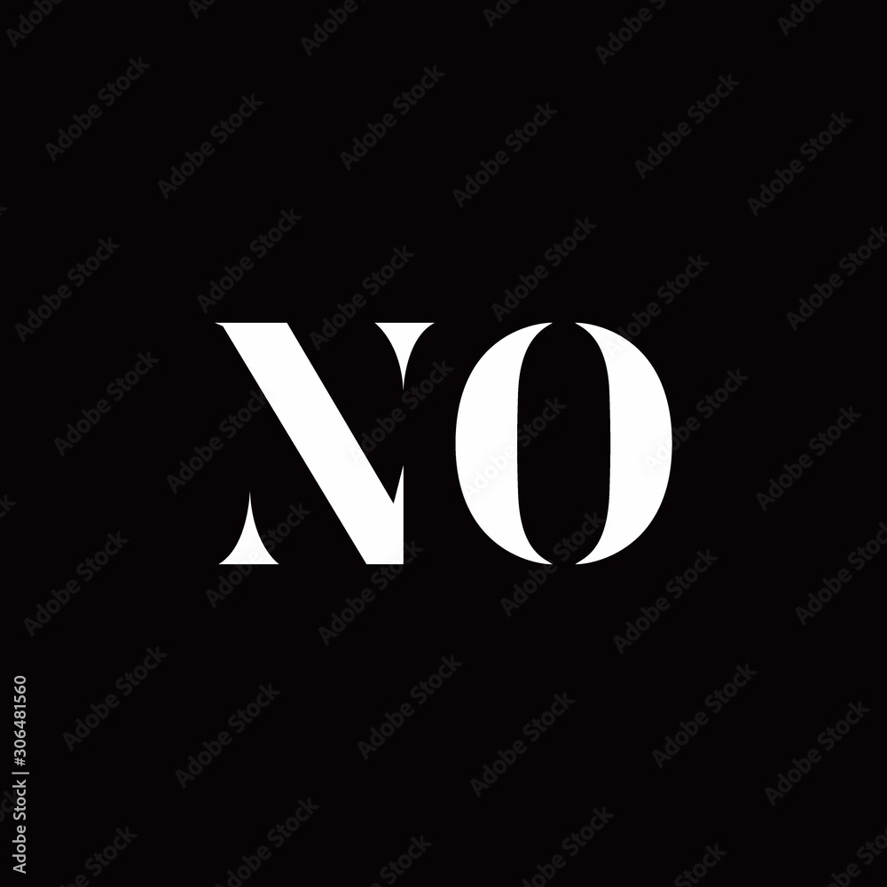 NO Logo Letter Initial Logo Designs Template NO Logo Letter Initial Logo Designs Template